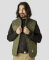 Jensen Recycled Vest Army green - Image 3