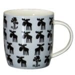 Mia Moose on grey mug