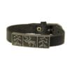 Reindeer leather bracelet black