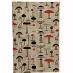 Mushroom cotton kitchen towel