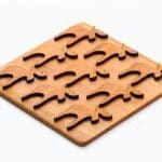 Alder wood moose trivet