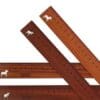 Linjal i trä med älg - Bild 2