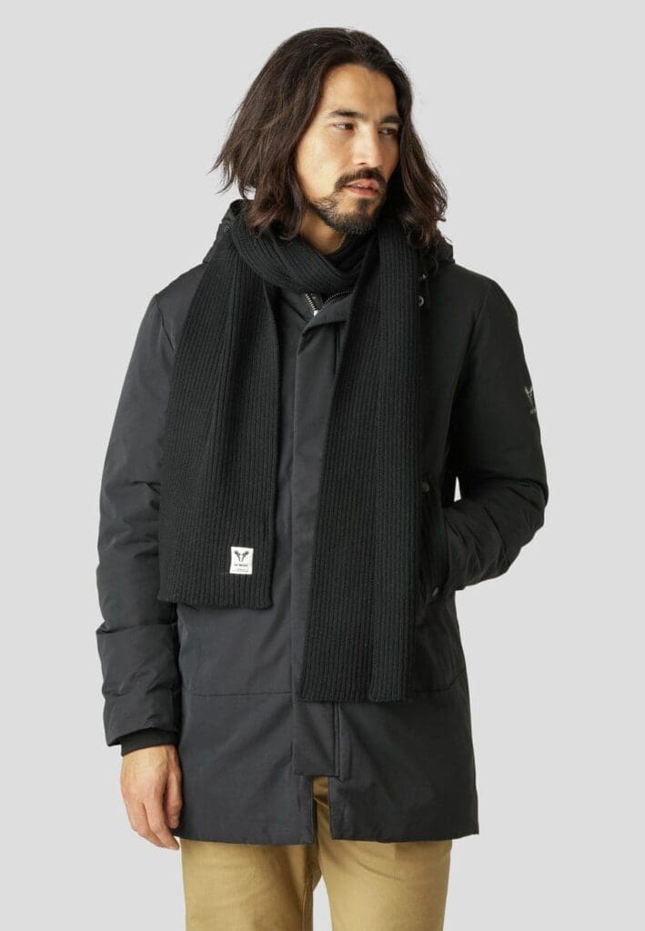 FM2198 - Black - Main FM Scarf Black
