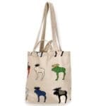 Abstract moose tote bag