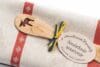 Gift set: Red moose towel and butter knife - Image 2