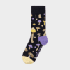 Socks Sigtuna Mushrooms Black - Bild 3