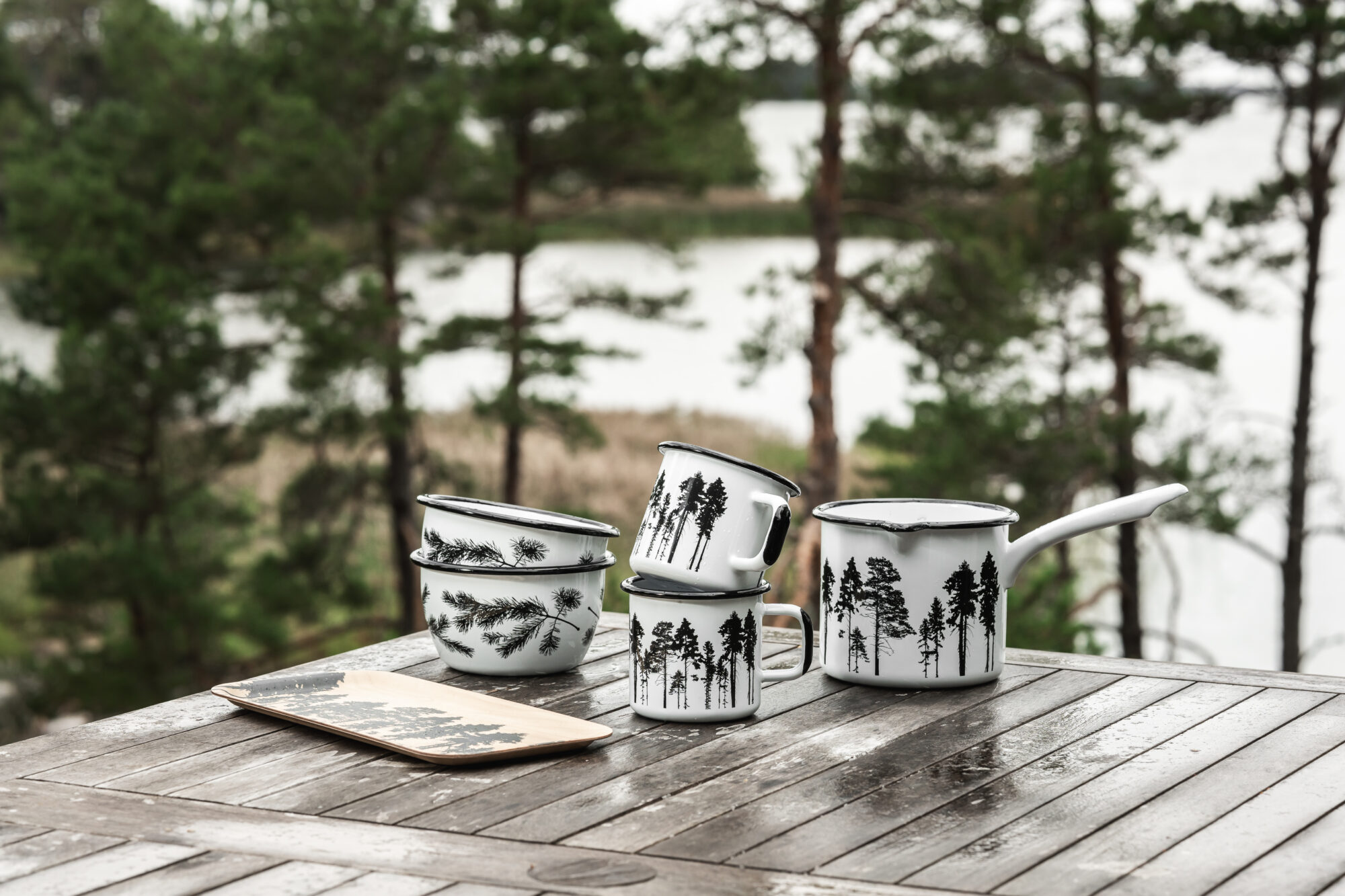Nordic Enamel Saucepan 1.3L The Forest - Image 5