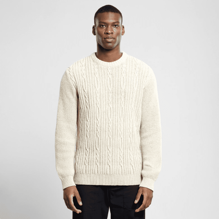 Sweater Ludvika Pearl White