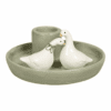 Candle Holder Natural Ducks