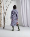 Shirt Dress Falsterbo Blurred Flowers Purple - Bild 4